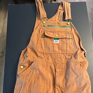 Used Brown Liberty overalls Size 34x30